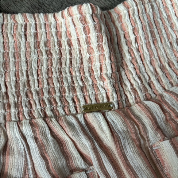 Billabong Pink and White Striped Pants - Picture 4 of 6